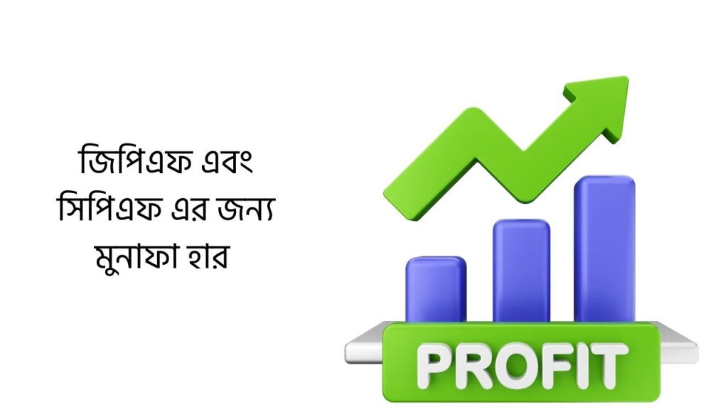জিপিএফ এবং সিপিএফ এর জন্য মুনাফা হার