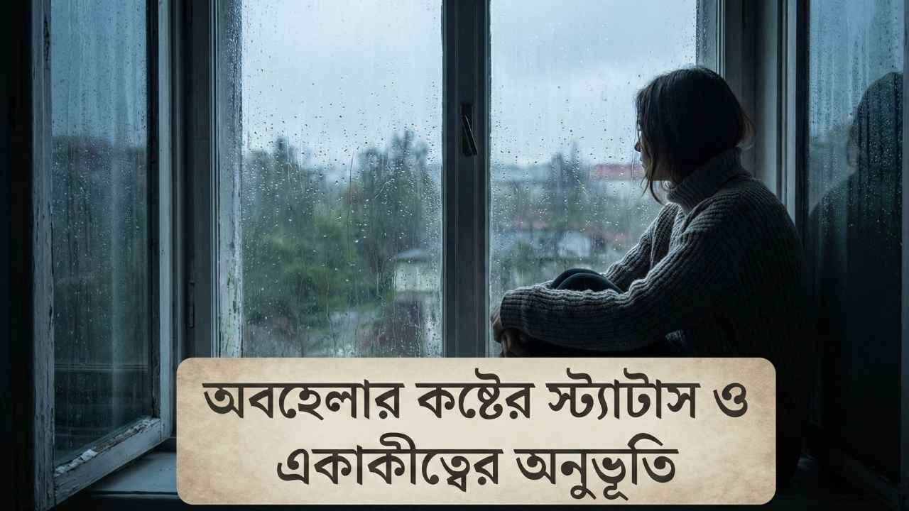 অবহেলার কষ্টের স্ট্যাটাস ও একাকীত্বের অনুভূতি