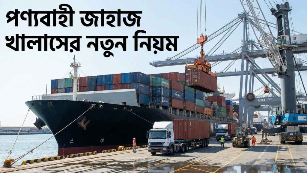 পণ্যবাহী জাহাজ খালাসের নতুন নিয়ম