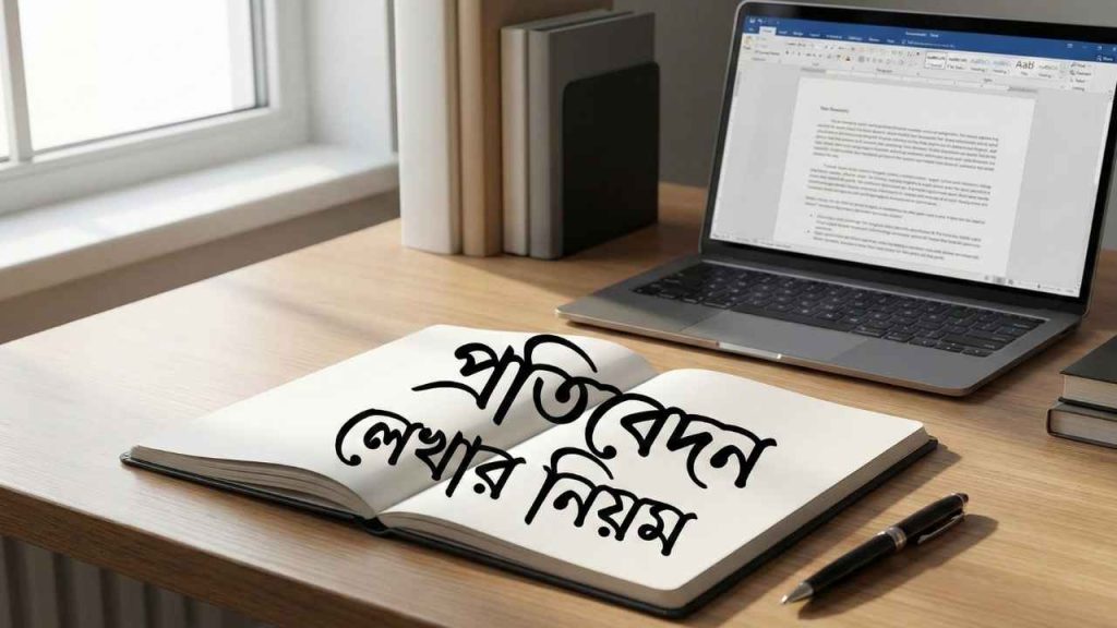 প্রতিবেদন লেখার নিয়ম