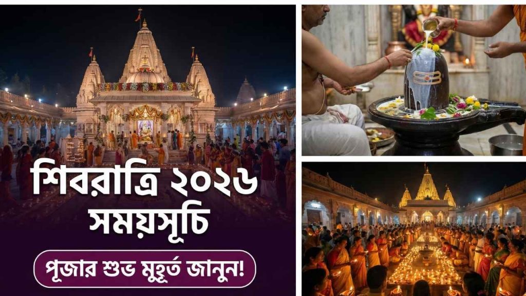 শিবরাত্রি ২০২৬ সময়সূচি