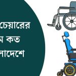হুইল চেয়ারের দাম কত বাংলাদেশে