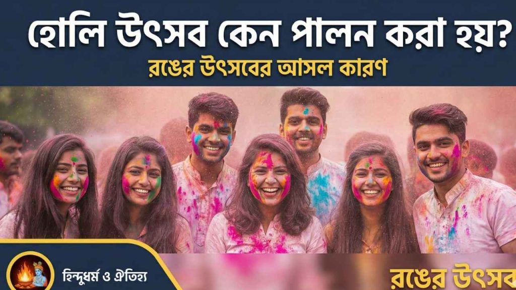 হোলি উৎসব কেন পালন করা হয়