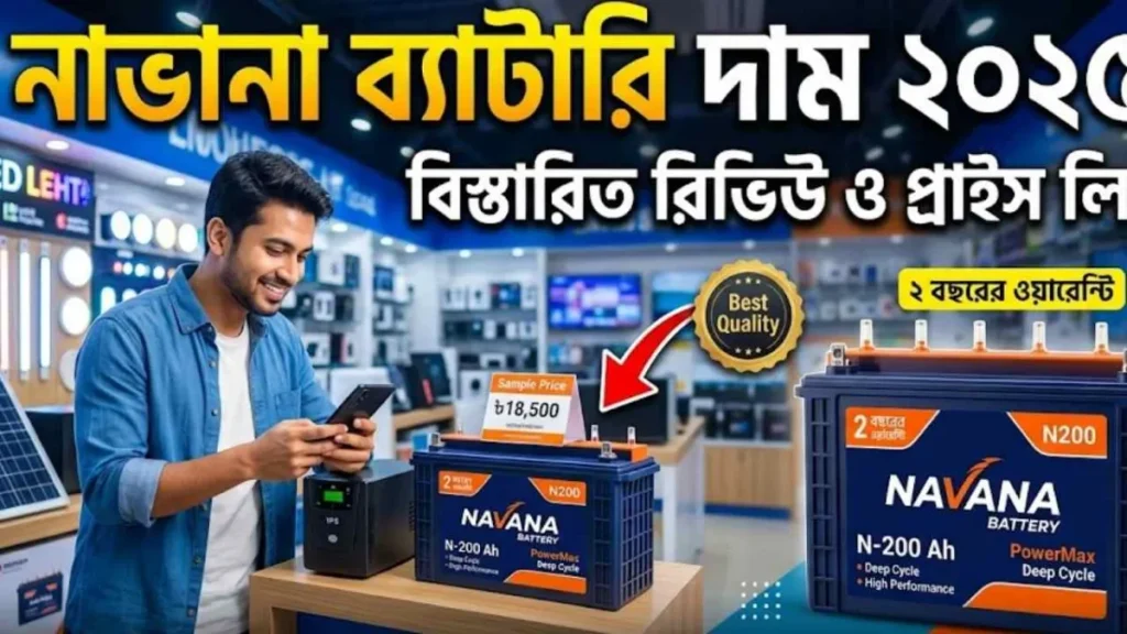 নাভানা ব্যাটারি দাম