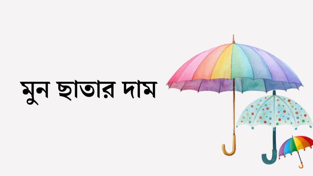 মুন ছাতার দাম