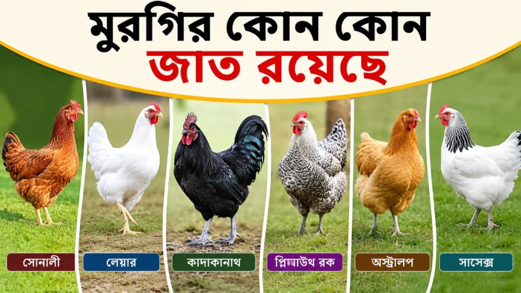 মুরগির কোন কোন জাত রয়েছে