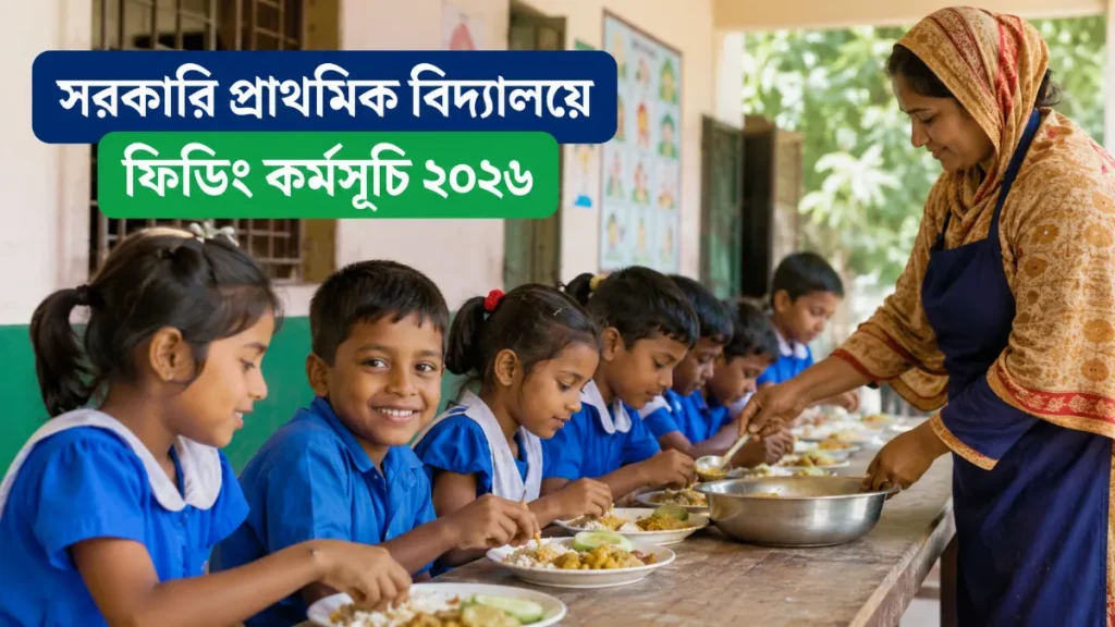 সরকারি প্রাথমিক বিদ্যালয়ে ফিডিং কর্মসূচি ২০২৬