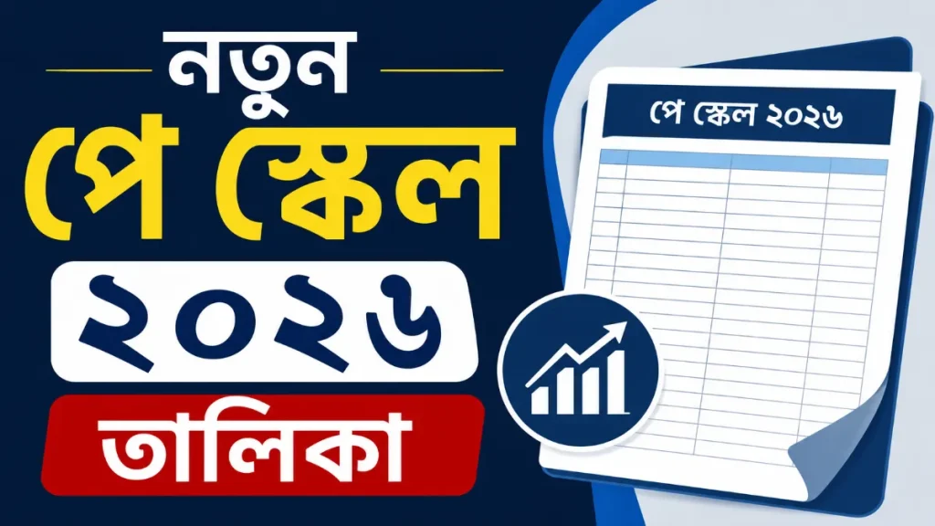 নতুন পে স্কেল ২০২৬ তালিকা