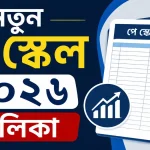 নতুন পে স্কেল ২০২৬ তালিকা