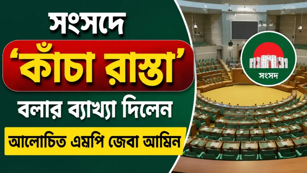 সংসদে ‘কাঁচা রাস্তা’ বলার ব্যাখ্যা দিলেন আলোচিত এমপি জেবা আমিন