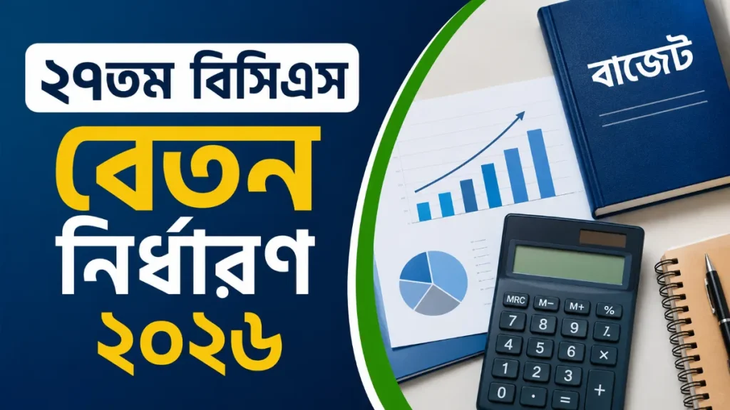 ২৭তম বিসিএস বেতন নির্ধারণ ২০২৬