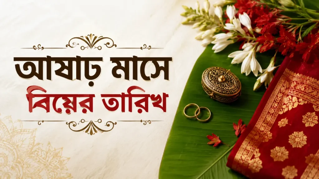 আষাঢ় মাসে বিয়ের তারিখ