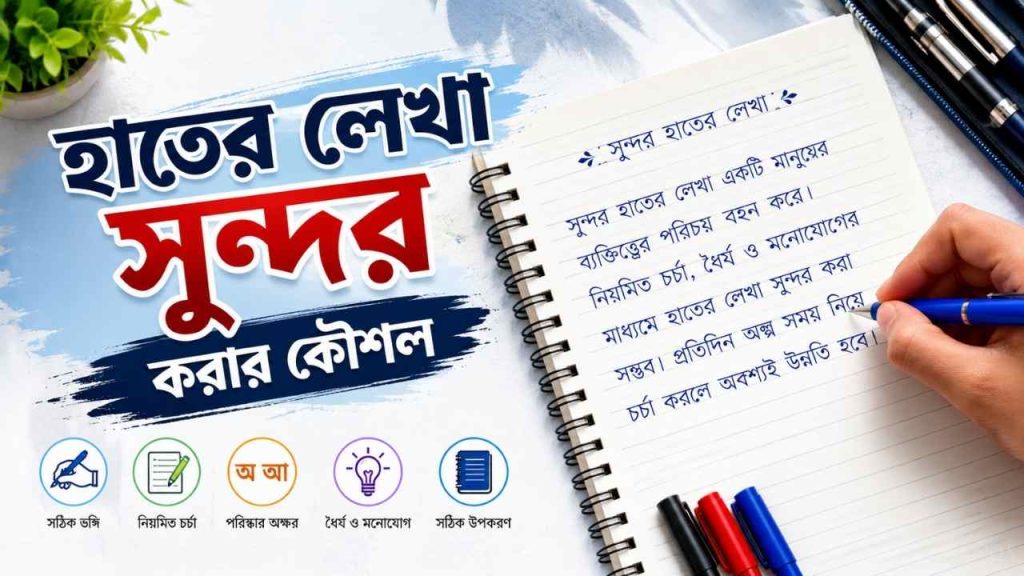 হাতের লেখা সুন্দর করার কৌশল