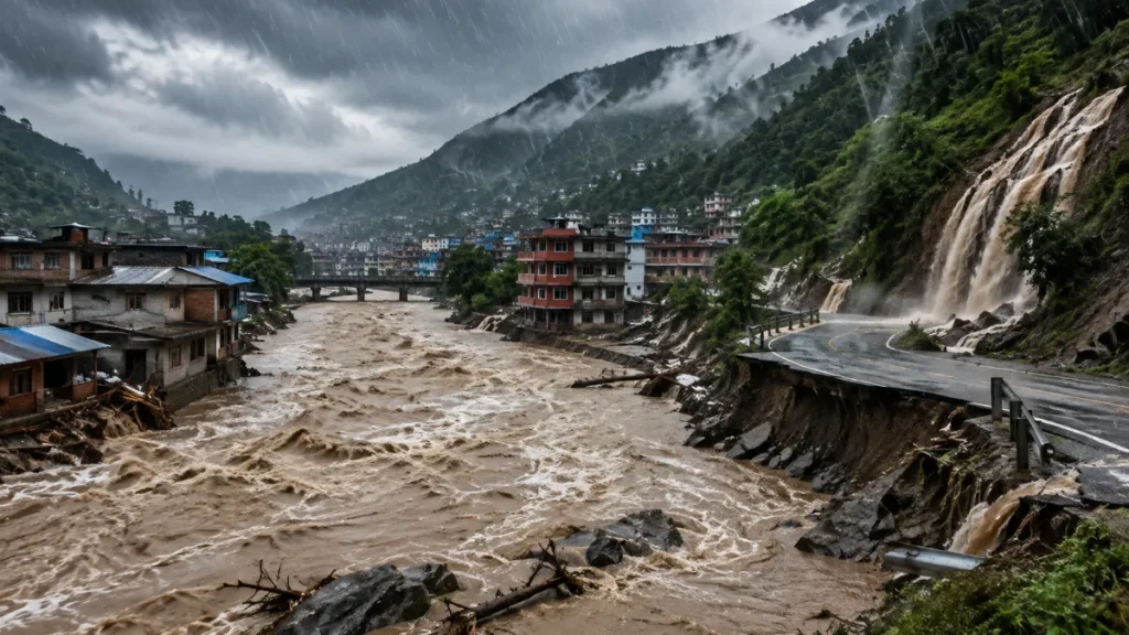 নেপালের বন্যার কারণ কি