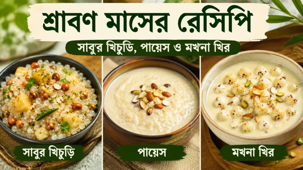 শ্রাবণ মাসের রেসিপি