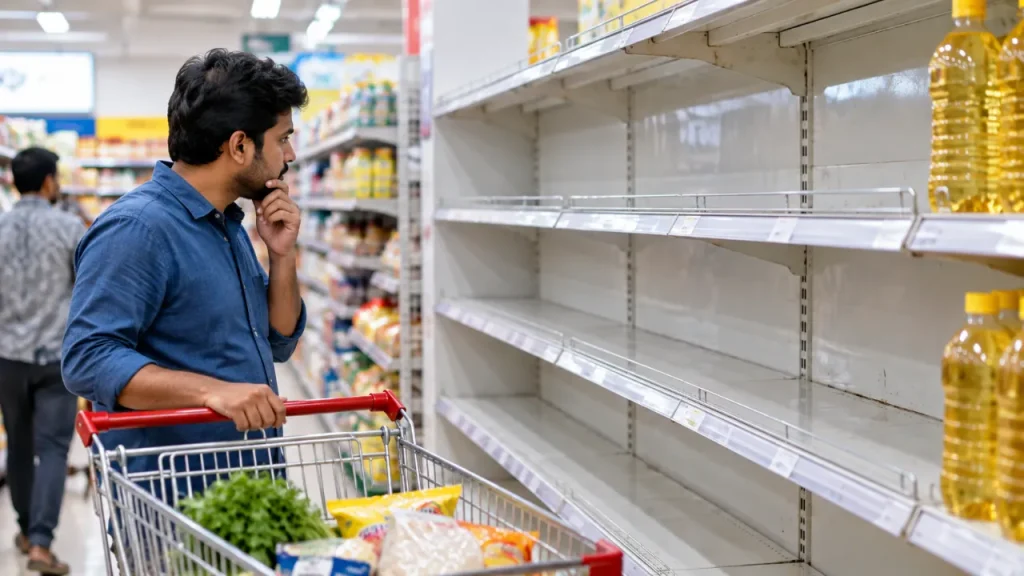 কয়েক দোকান ঘুরেও মিলছে না সয়াবিন তেল