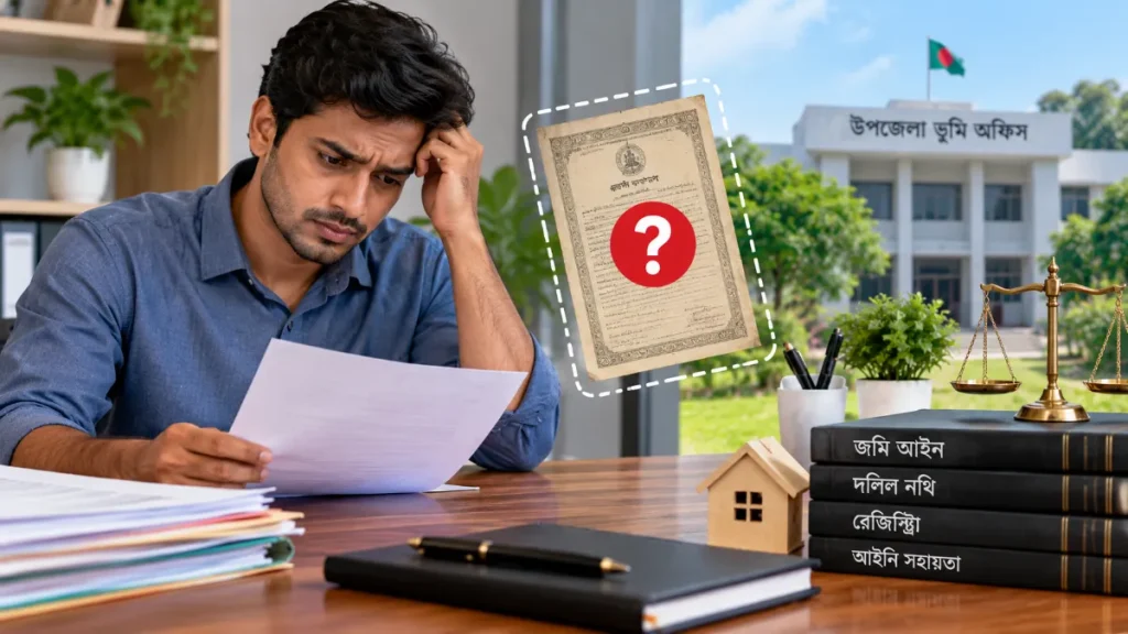 জমির দলিল হারিয়ে গেলে করণীয় কী