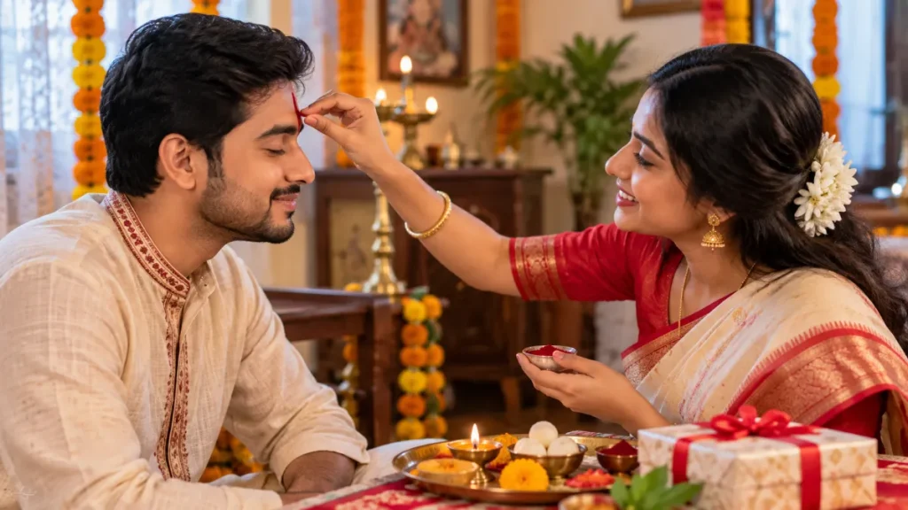 ভাইফোঁটা দেওয়ার নিয়ম