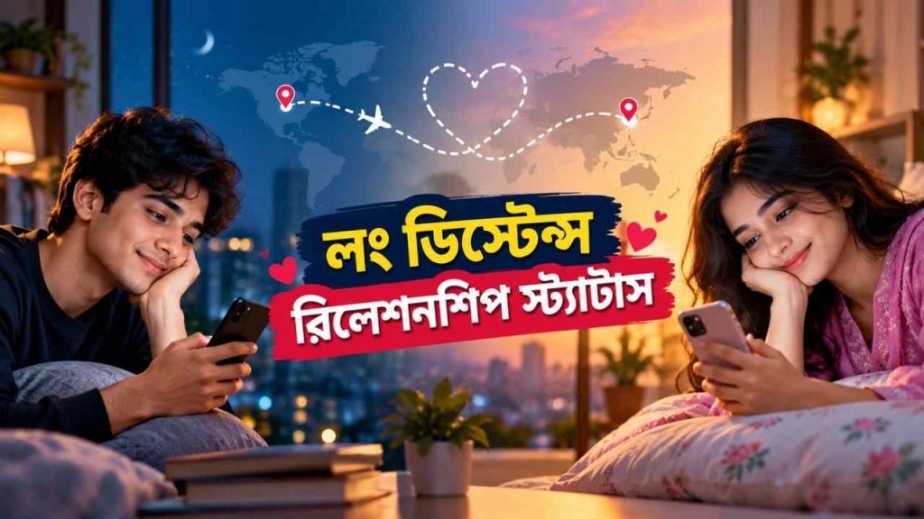 লং ডিস্টেন্স রিলেশনশিপ স্ট্যাটাস