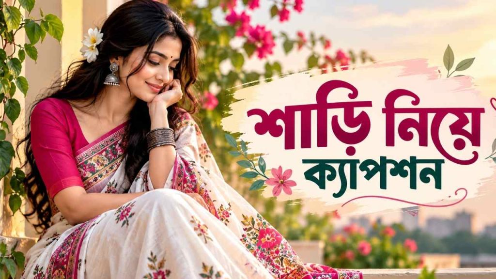 শাড়ি নিয়ে ক্যাপশন